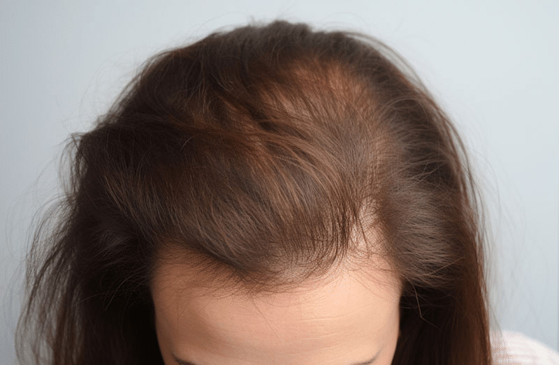 Woman who may benefit from 1000 hair graft hair transplants