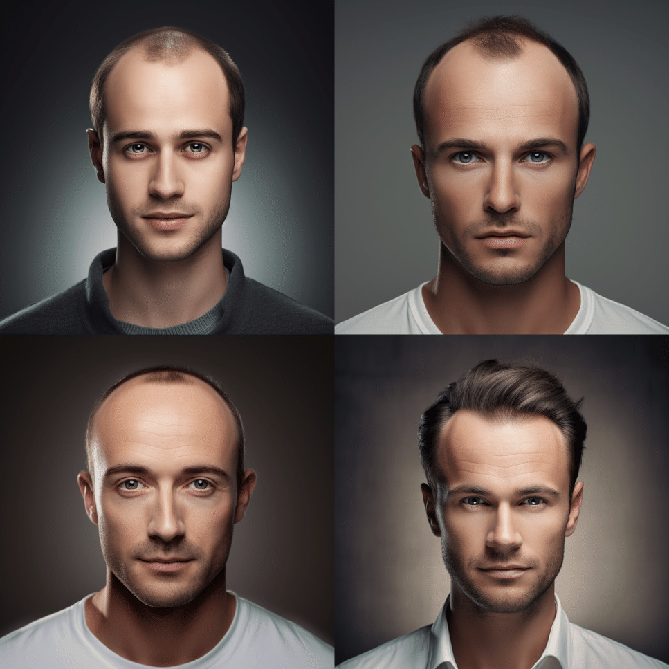 How many hair grafts does the average person have for a hair transplant?