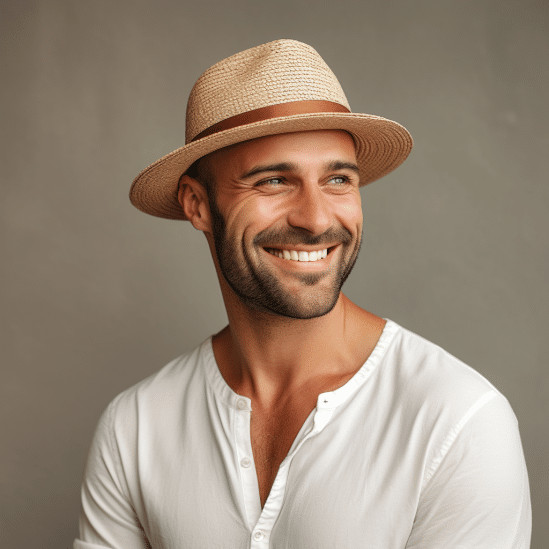 How should I wear a hat after a hair transplant?