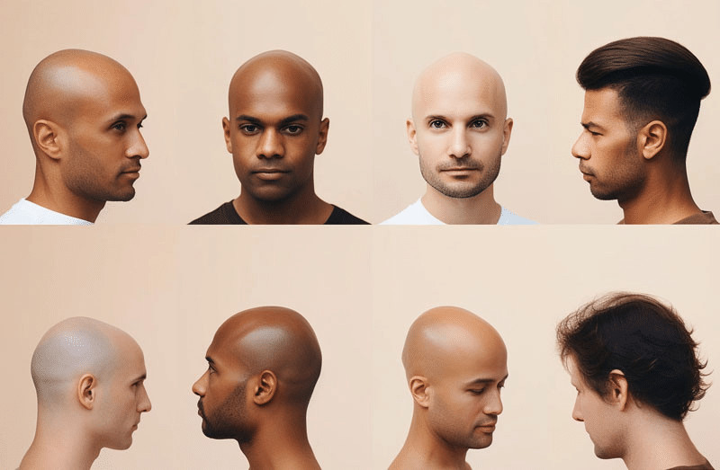 Men with thinning hair may experience patchy hair loss