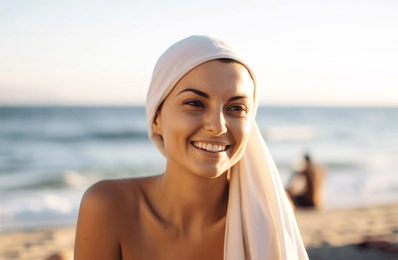 You don't have to cover your head due to hairloss embarrassment