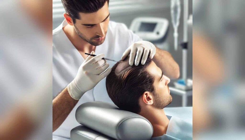 Alternative hair restoration injections