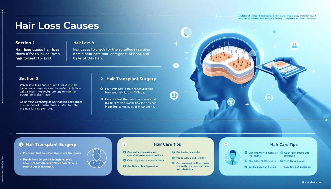 Advanced solutions for severe hair loss, such as hair transplant surgery.