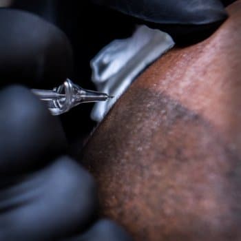 Scalp Micropigmentation on an African American scalp