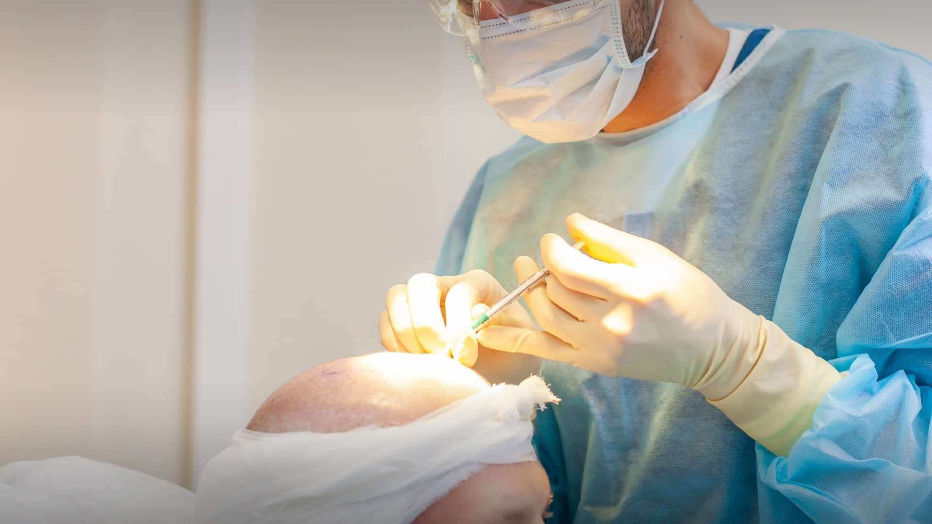 Image of A Hair Transplant surgeon