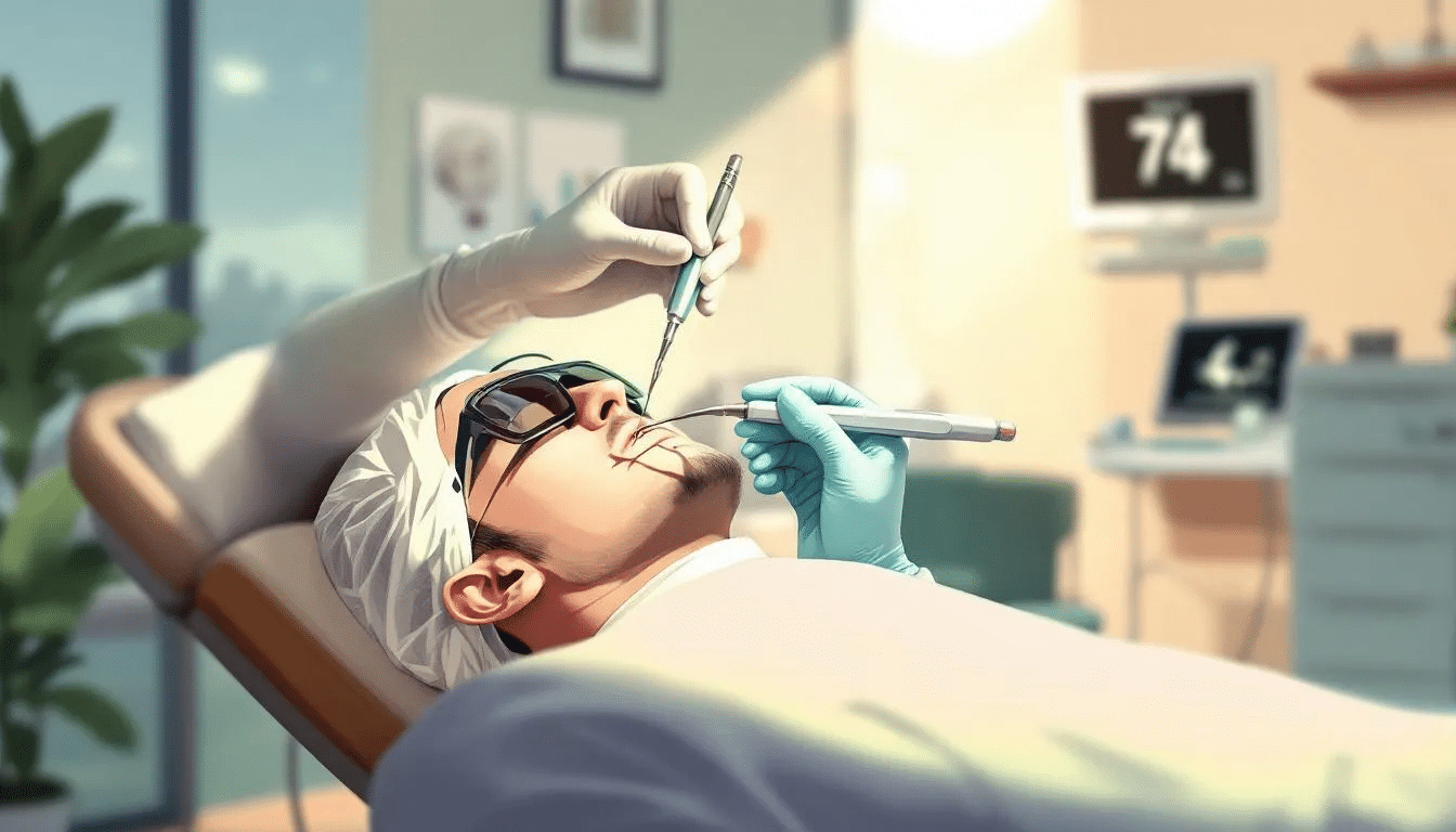 A successful hair transplant surgery performed in Los Angeles.